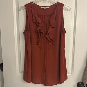 Women's Sleeveless Ruffle Top - LOFT